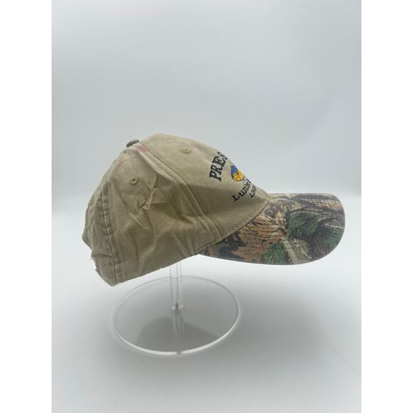 Vintage Prestige Lumber & Supplies Hat Longwood FL Camo Brim Adjustable Strapbac - Picture 2 of 6